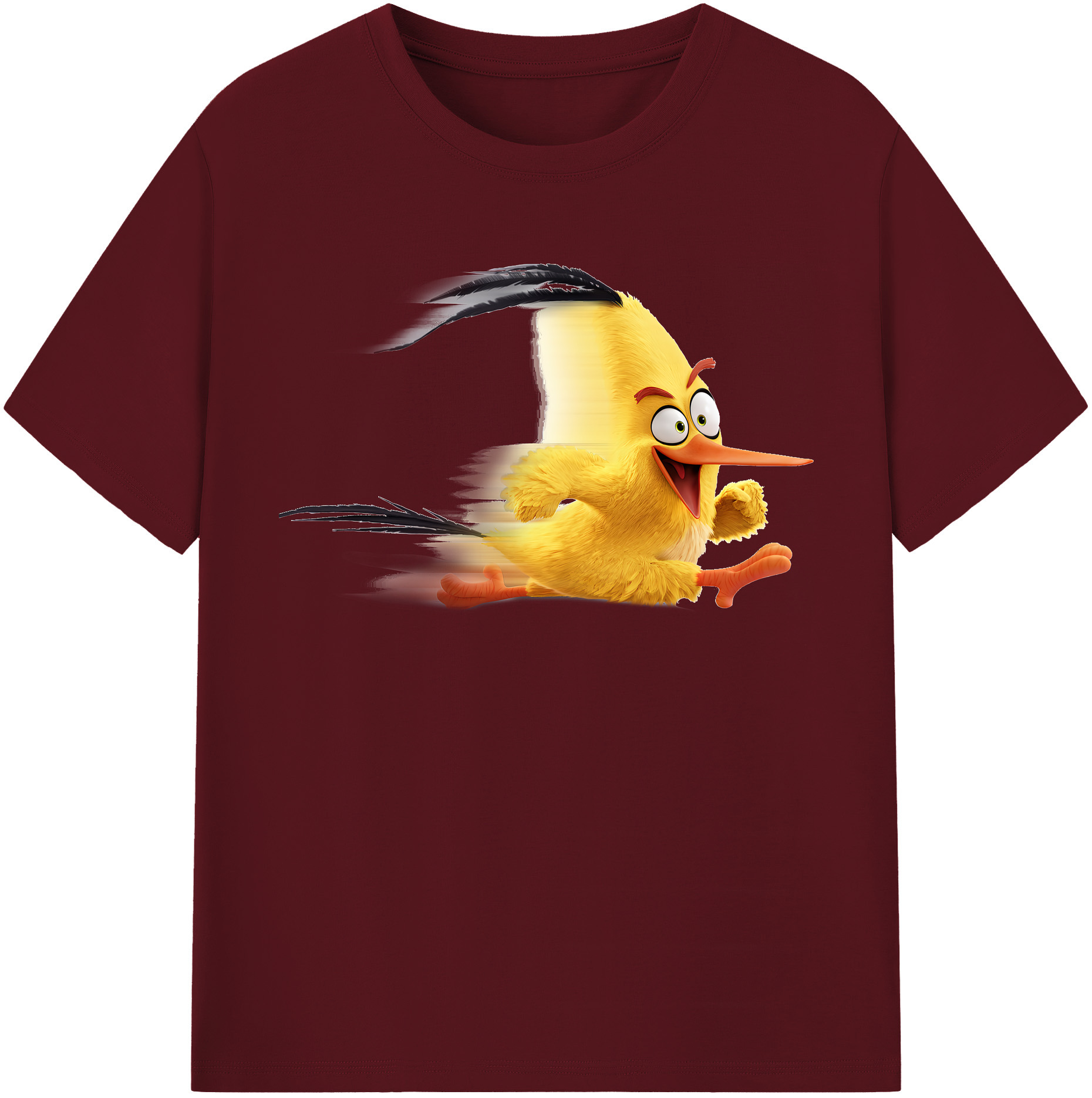 （画像用） Angry Birds アングリーバード 綿100％半袖Tシャツ（フロントプリント）